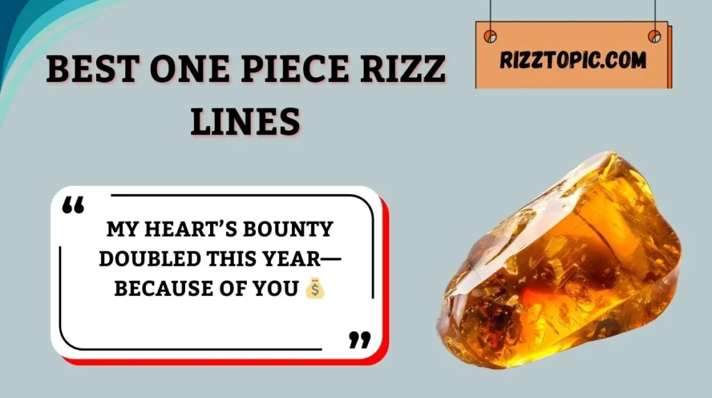 Best One Piece Rizz Lines