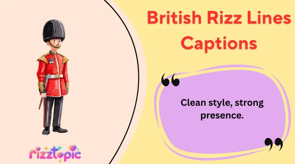 British Rizz Lines Captions
