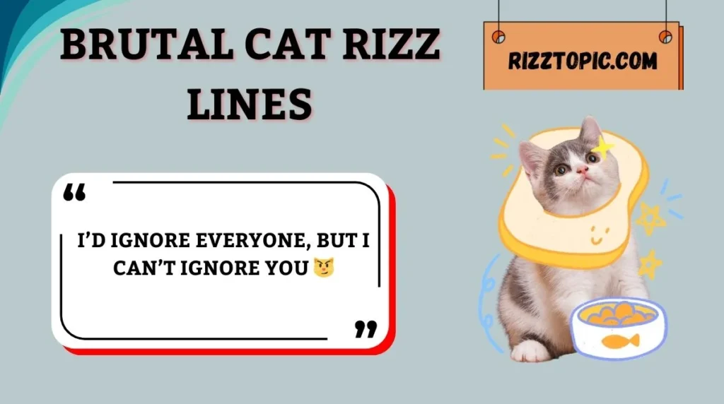 Brutal Cat Rizz Lines