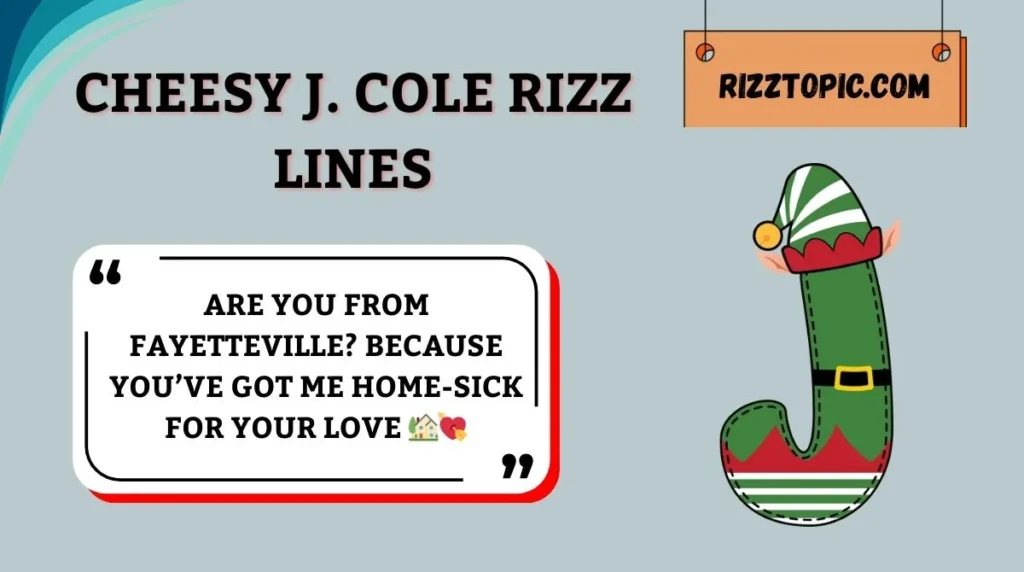 Cheesy J. Cole Rizz Lines