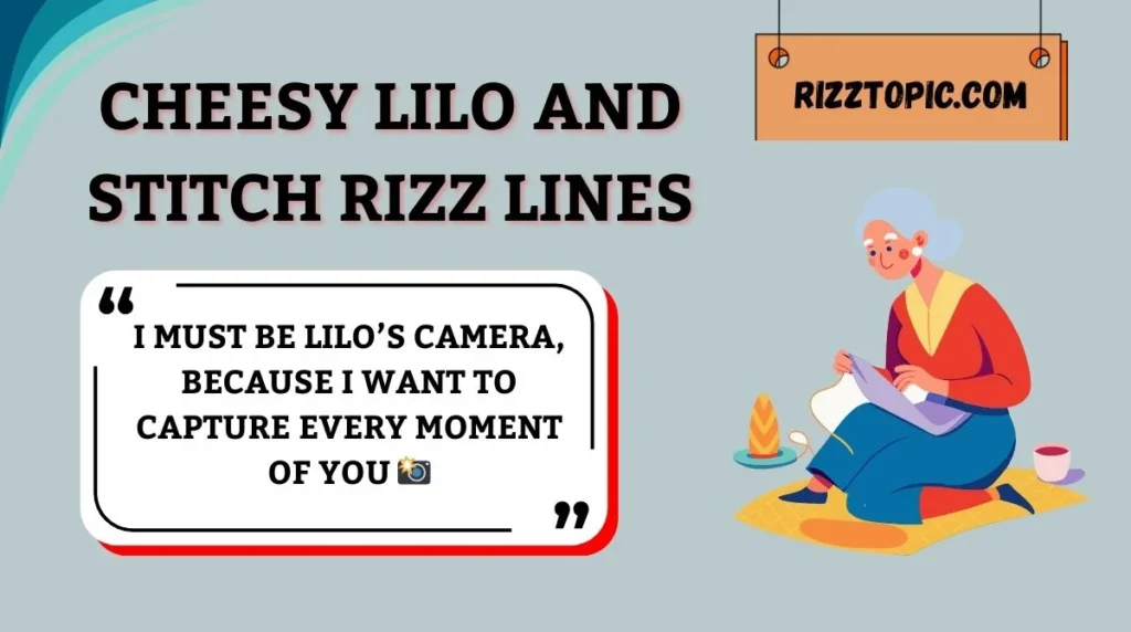 Cheesy Lilo and Stitch Rizz Lines