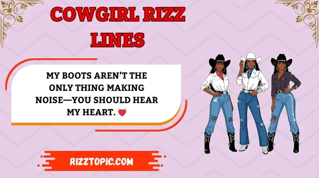 Cowgirl Rizz Lines