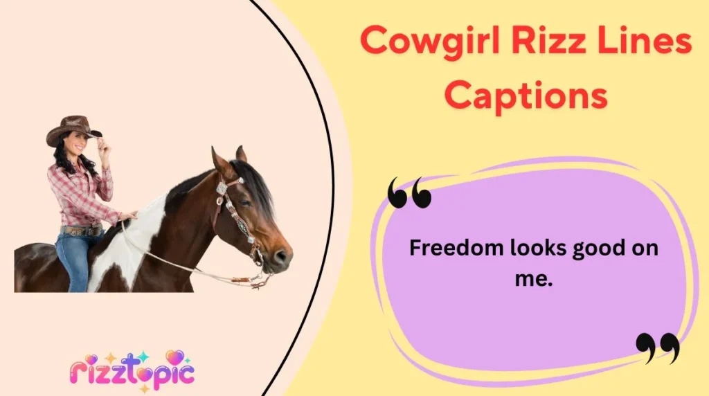 Cowgirl Rizz Lines Captions