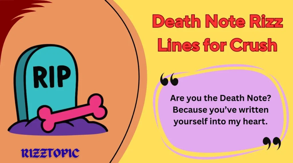 Death Note Rizz Lines for Crush