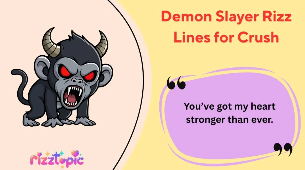 Demon Slayer Rizz Lines for Crush