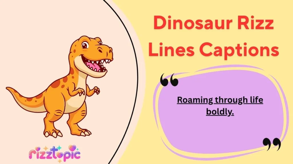 Dinosaur Rizz Lines Captions