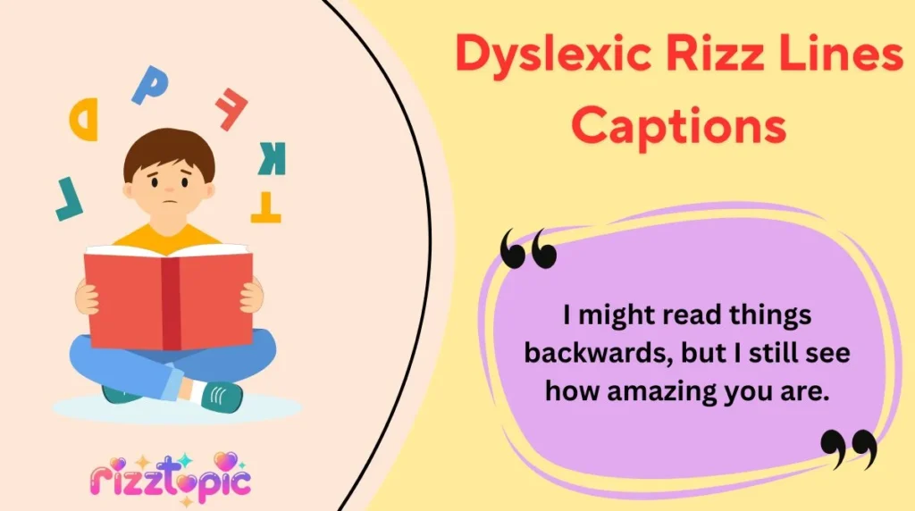 Dyslexic Rizz Lines Captions