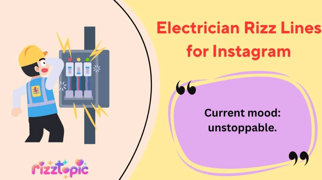 Electrician Rizz Lines for Instagram