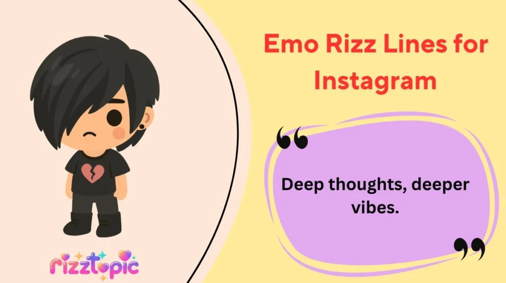 Emo Rizz Lines for Instagram