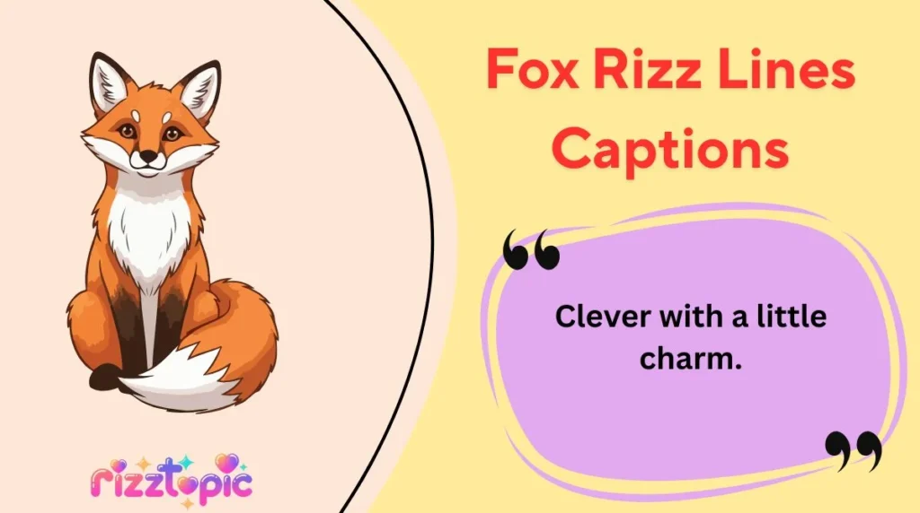 Fox Rizz Lines Captions