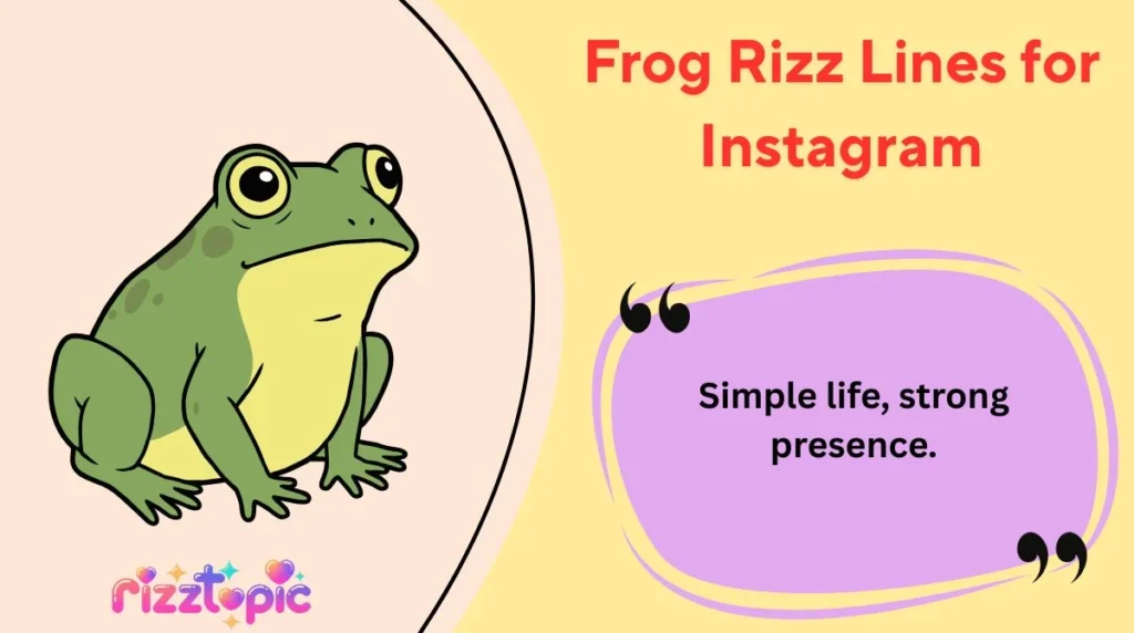 Frog Rizz Lines for Instagram