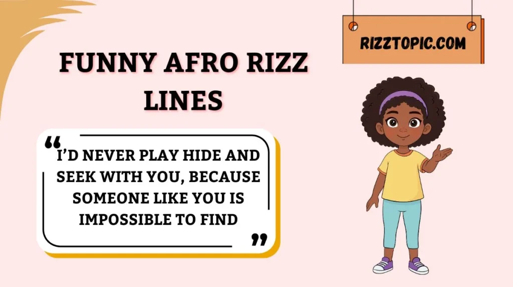 Funny Afro Rizz Lines