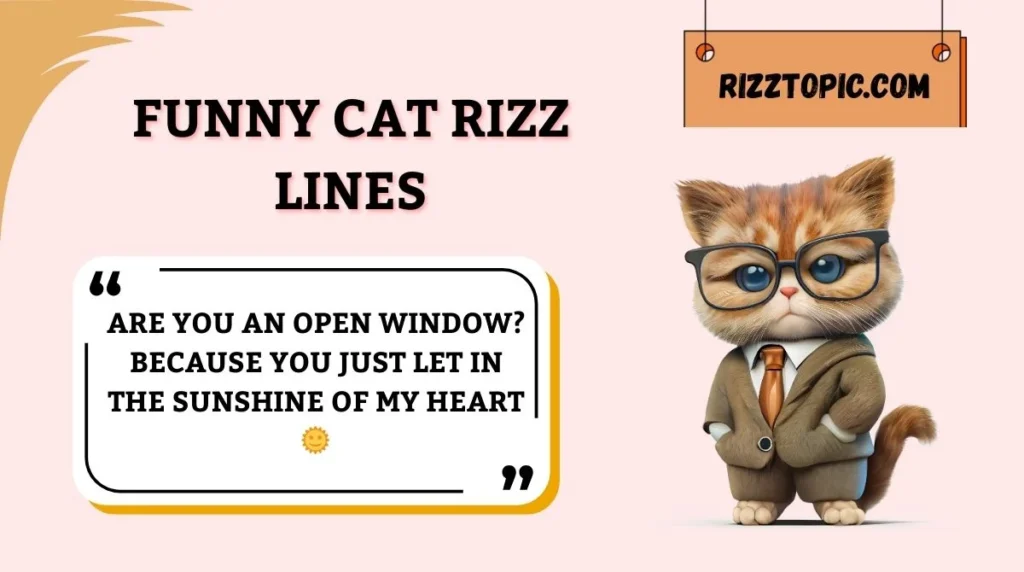 Funny Cat Rizz Lines