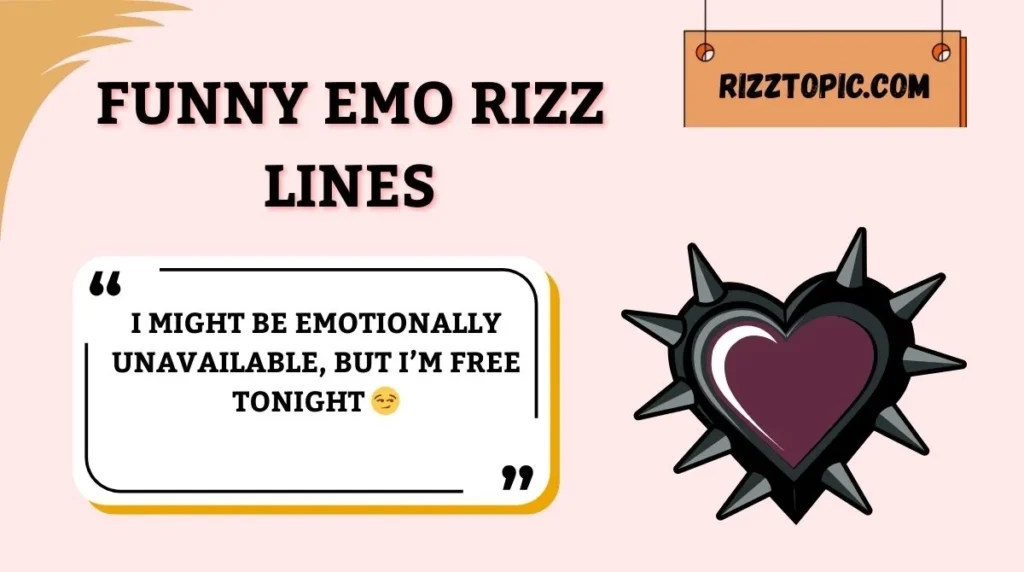 Funny Emo Rizz Lines