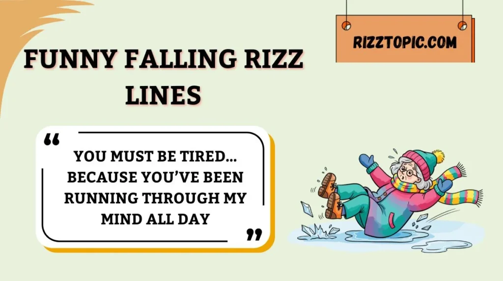 Funny Falling Rizz Lines
