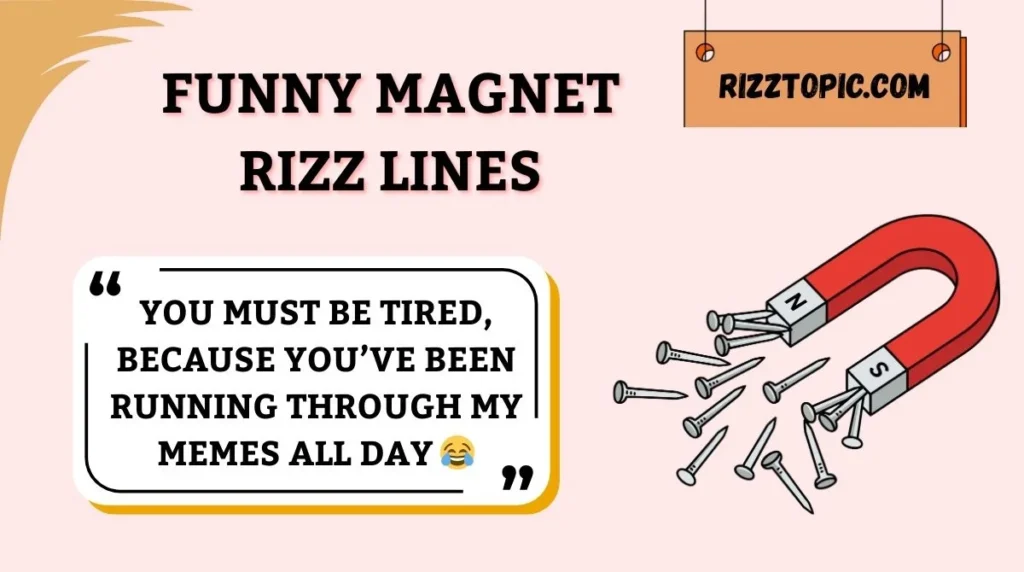 Funny Magnet Rizz Lines