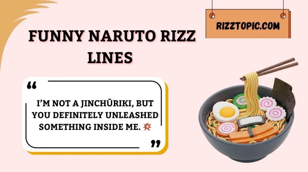 Funny Naruto Rizz Lines