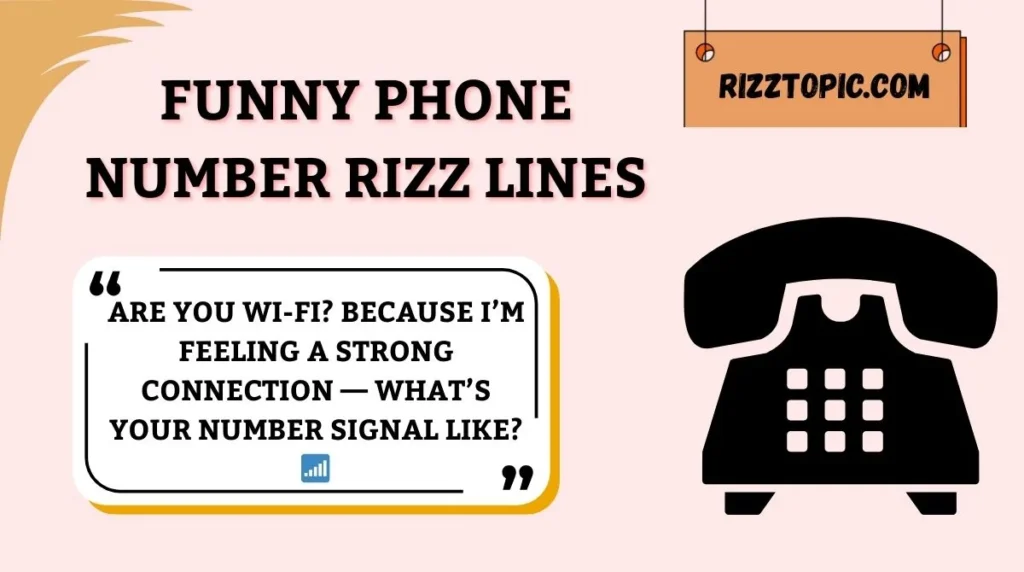 Funny Phone Number Rizz Lines