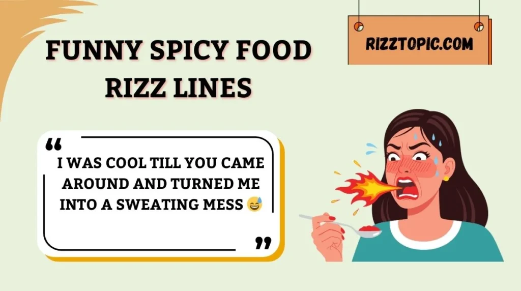 Funny Spicy Food Rizz Lines
