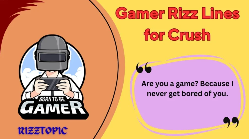 Gamer Rizz Lines for Crush