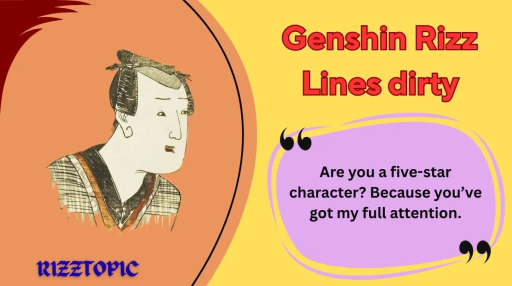 Genshin Rizz Lines dirty