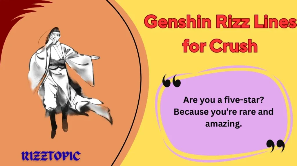 Genshin Rizz Lines for Crush
