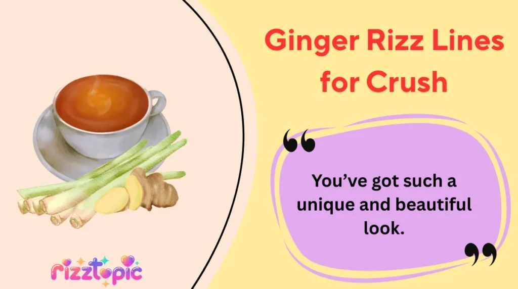 Ginger Rizz Lines for Crush