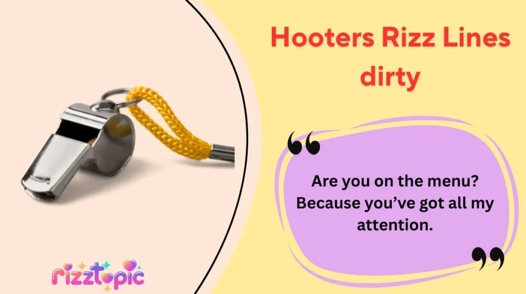 Hooters Rizz Lines dirty