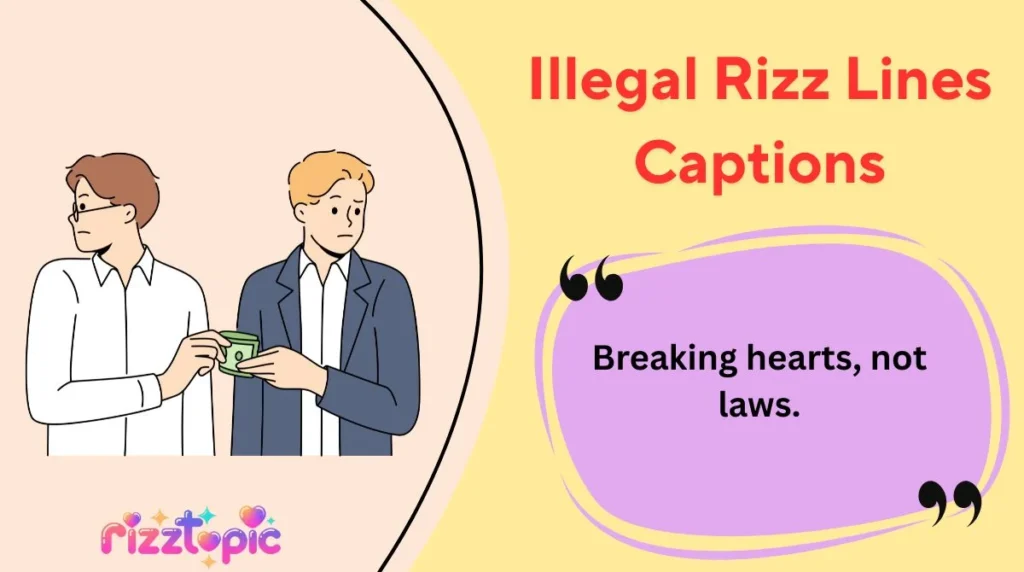 Illegal Rizz Lines Captions