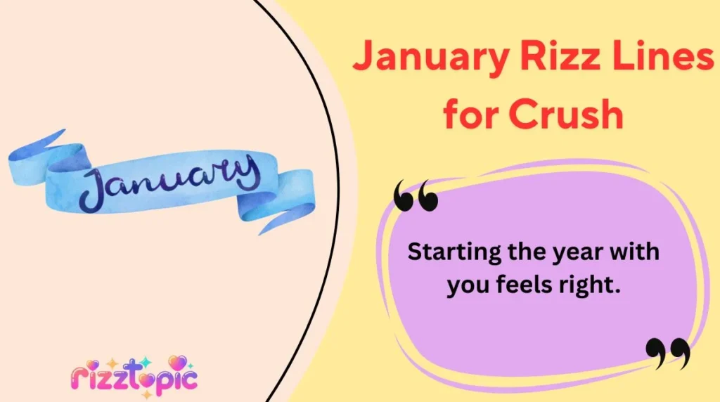 January Rizz Lines for Crush