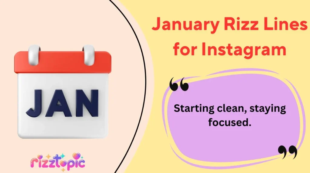 January Rizz Lines for Instagram