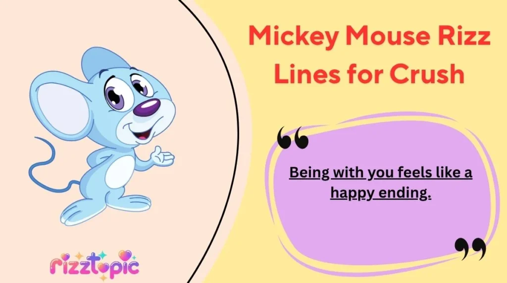 Mickey Mouse Rizz Lines for Crush