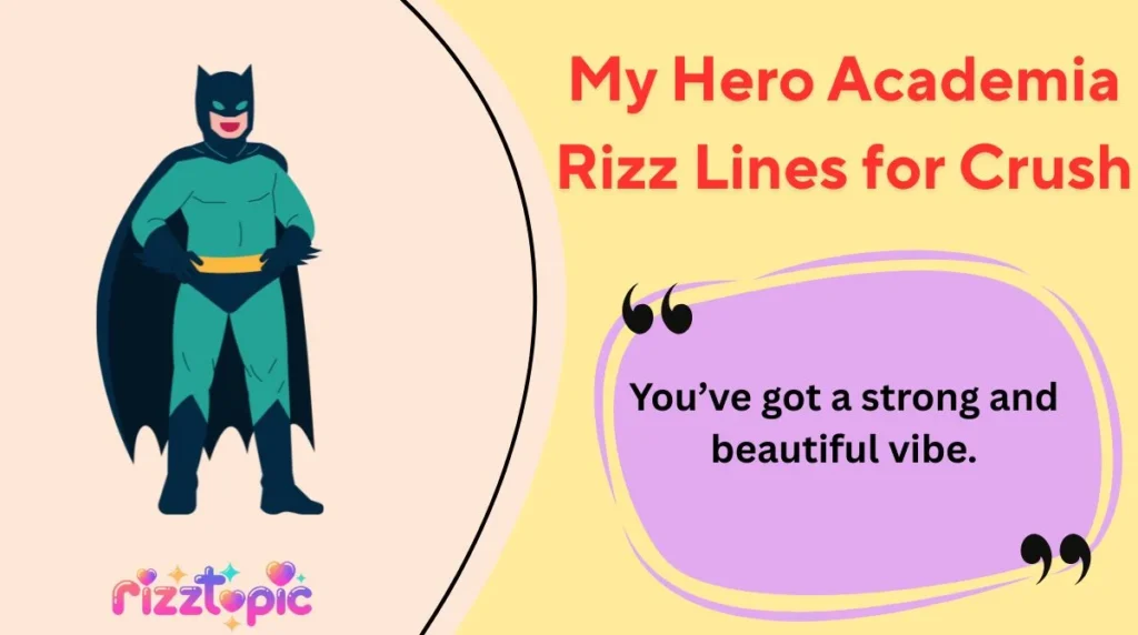My Hero Academia Rizz Lines for Crush