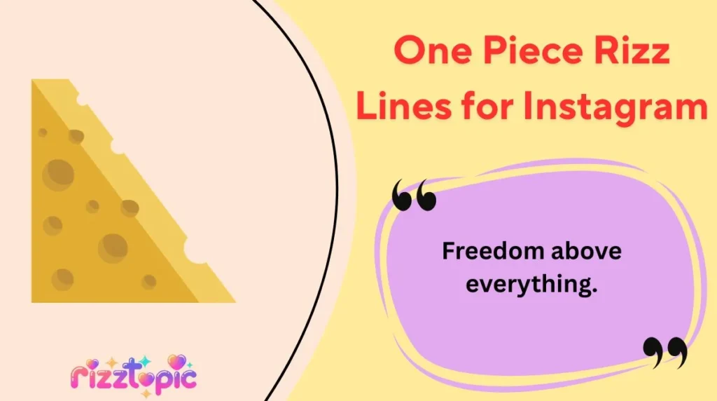 One Piece Rizz Lines for Instagram