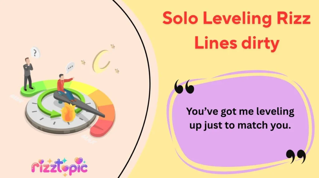 Solo Leveling Rizz Lines dirty
