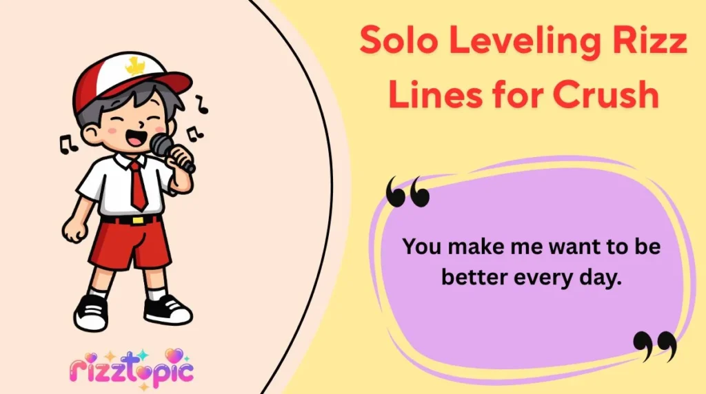Solo Leveling Rizz Lines for Crush