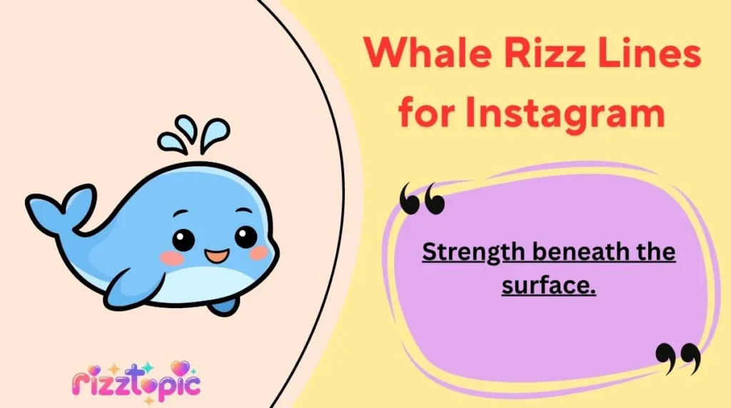 Whale Rizz Lines for Instagram