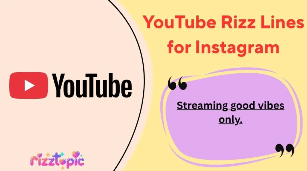 YouTube Rizz Lines for Instagram