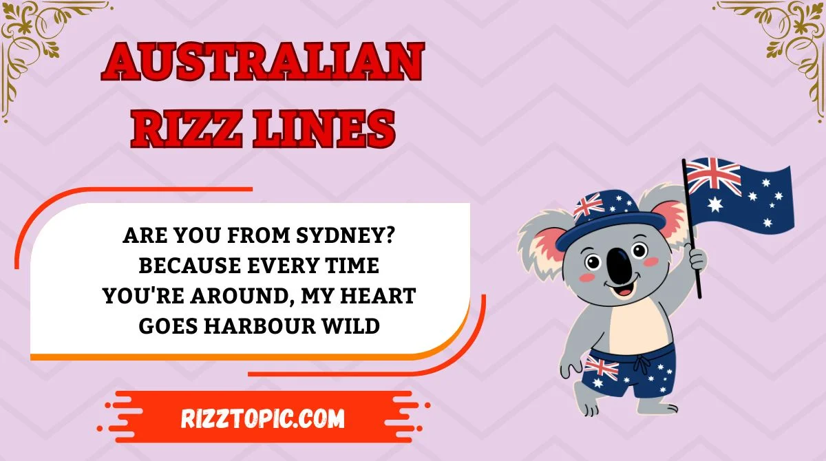 Australian Rizz Lines