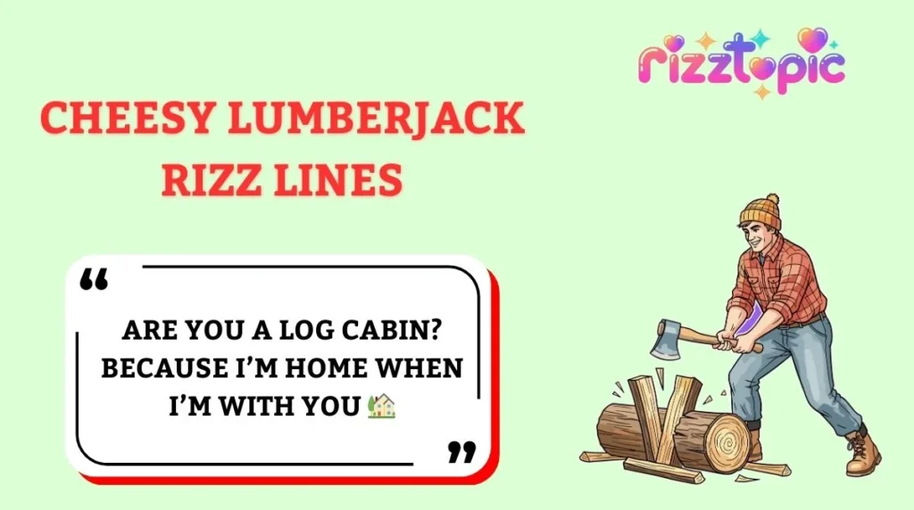 Cheesy Lumberjack Rizz Lines