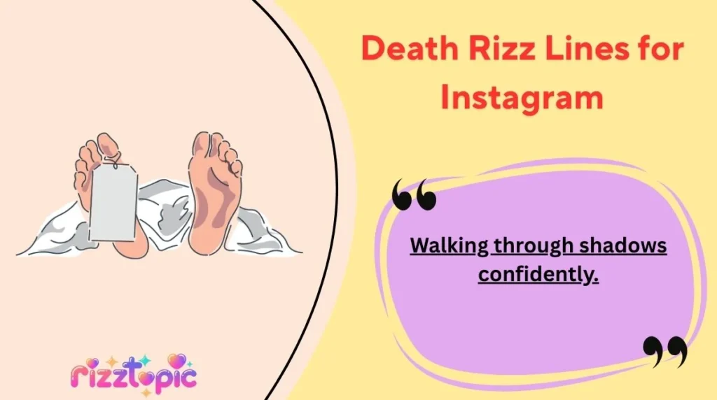 Death Rizz Lines for Instagram