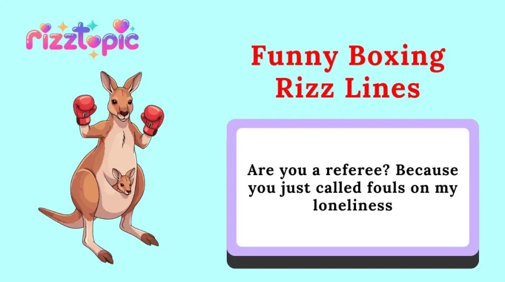 Funny Boxing Rizz Lines