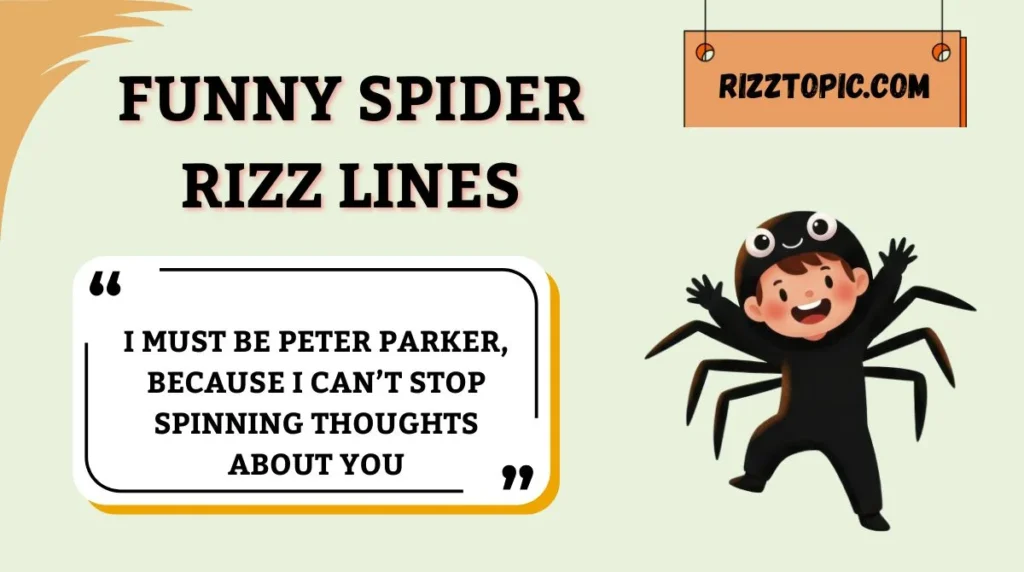 Funny Spider Rizz Lines