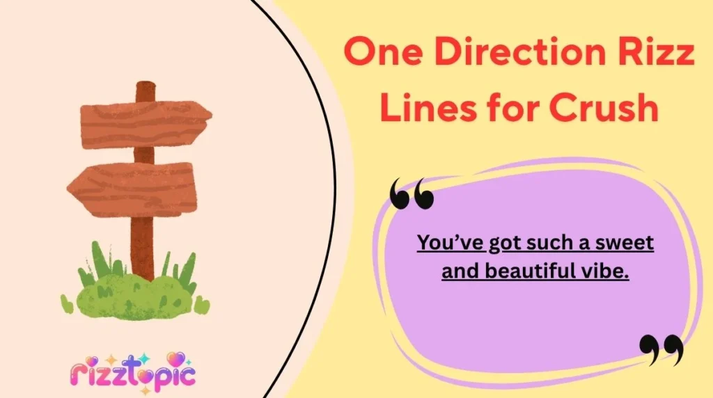 One Direction Rizz Lines for Crush