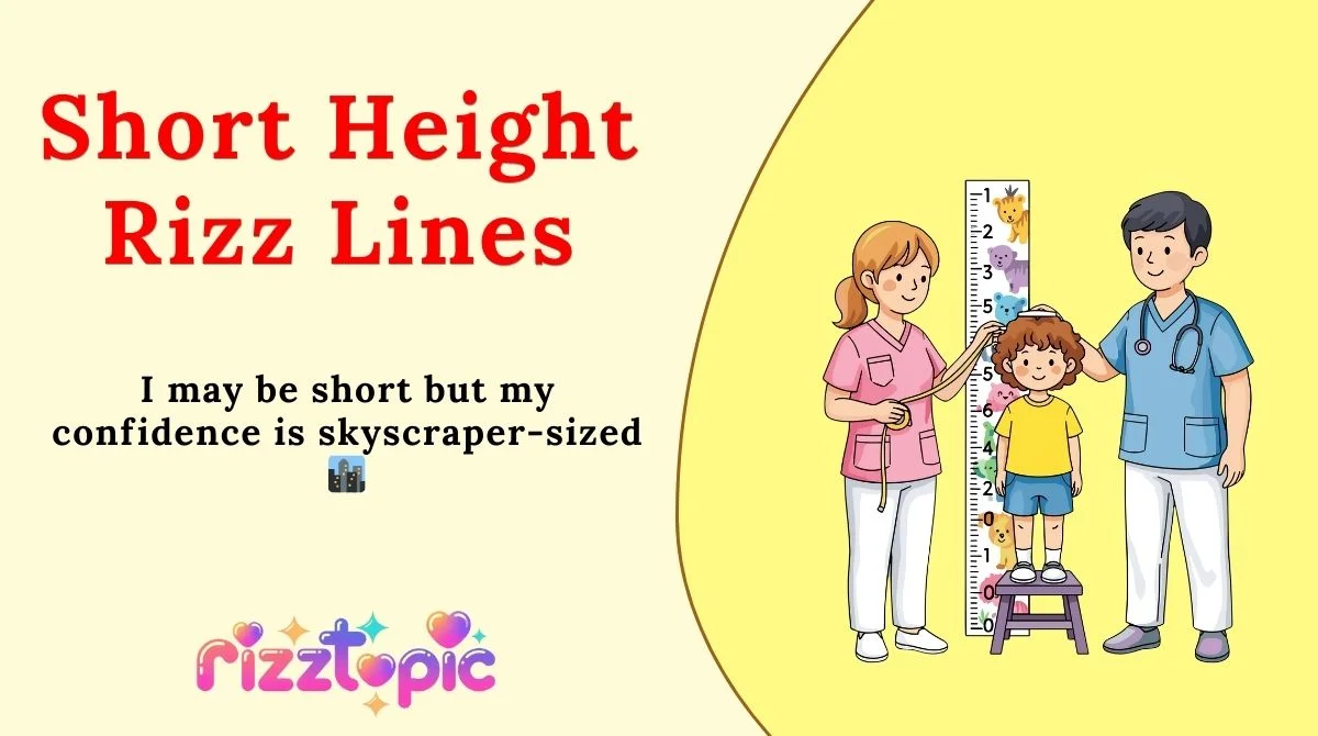 Short Height Rizz Lines