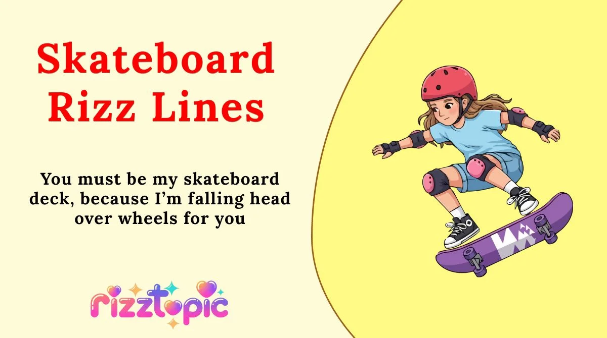 Skateboard Rizz Lines