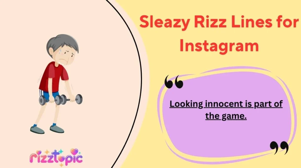 Sleazy Rizz Lines for Instagram