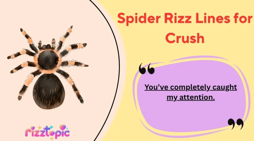 Spider Rizz Lines for Crush