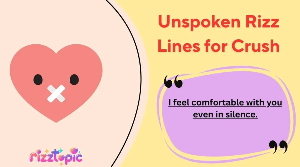 Unspoken Rizz Lines for Crush