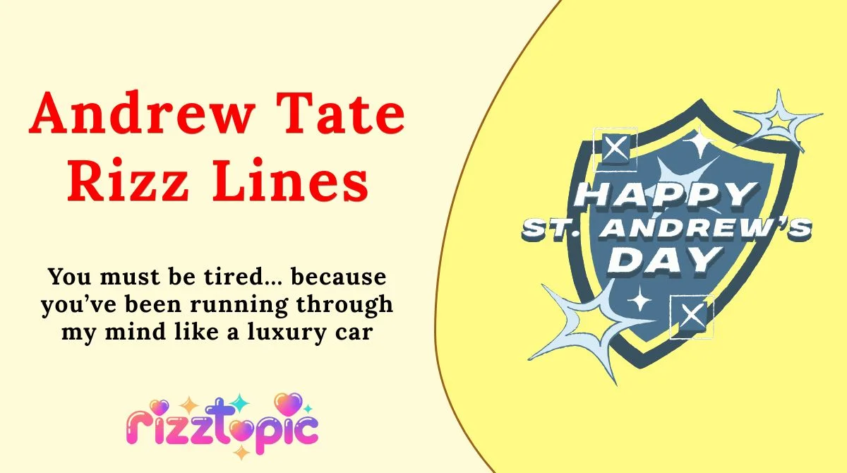 Andrew Tate Rizz Lines